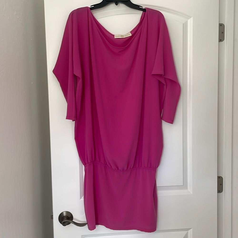 Ramy, Brooke Pink hipster dress size small but fits a medium